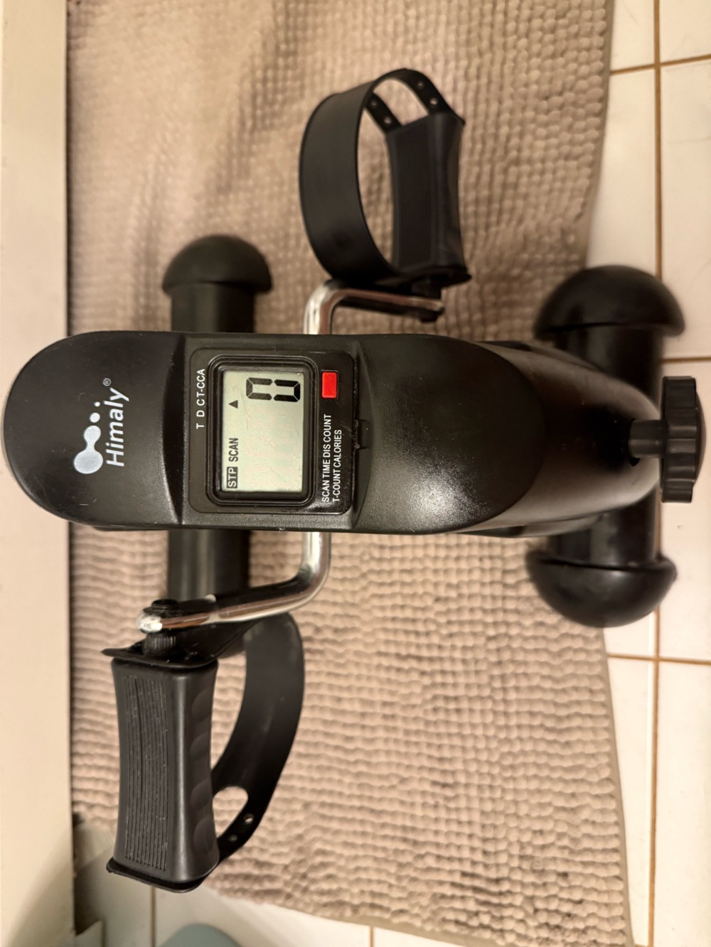 Himaly Mini Exercise Under Desk Pedal Bike - Black